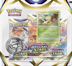 Pokemon SWSH9 Brilliant Stars 3-Pack Blister - Leafeon